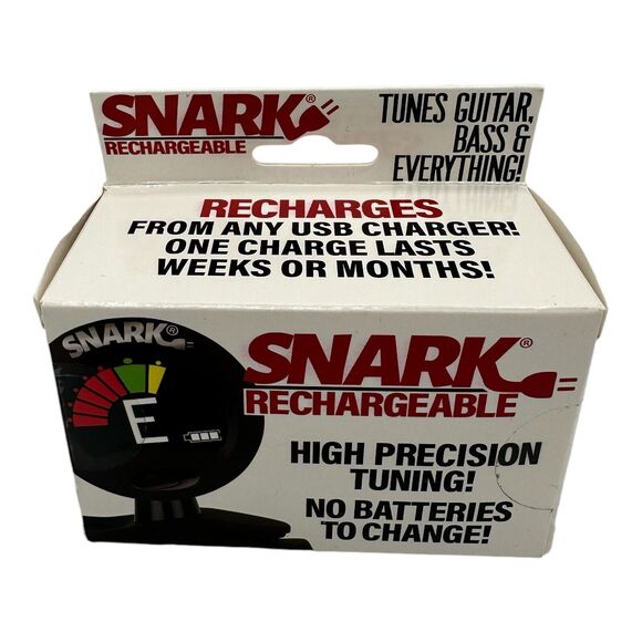 Snark SN-RE Rechargeable Clip-On Chromatic Tuner - All Instruments - Picture 1 of 8